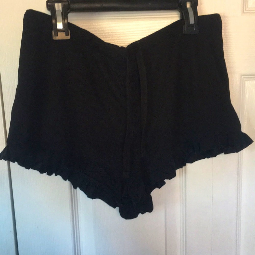 H&M ribbed drawstring shorts